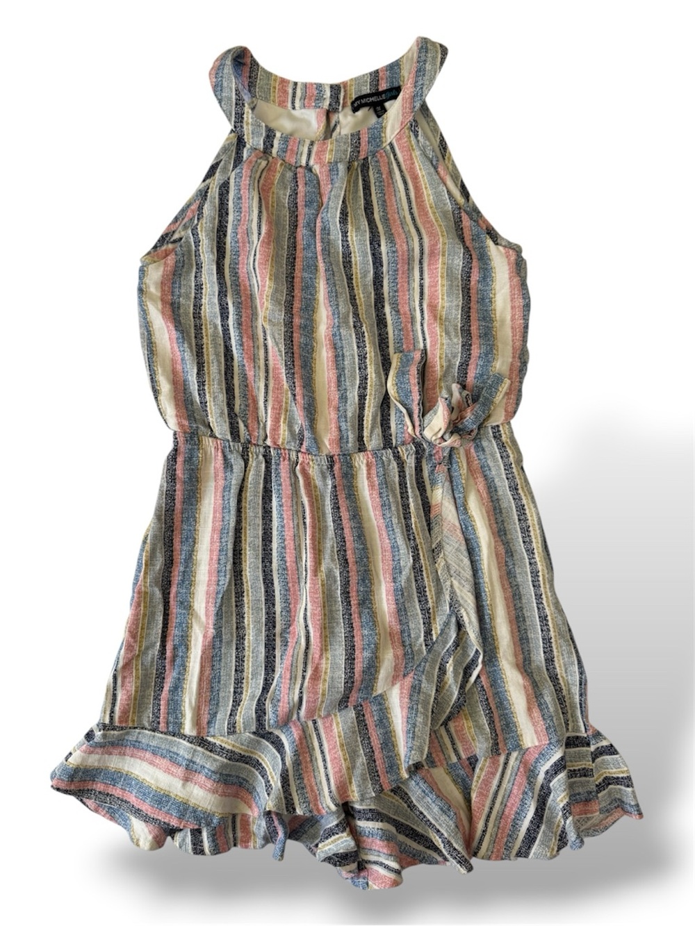 My Michelle Multicolor Striped Romper